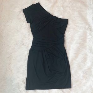 CYNTHIA STEFFE Black one Shoulder Dress